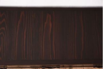 アンティーク家具　明治大正期　和製アンティークの九尺水屋箪笥ローボード(テレビ台、キャビネット、収納棚)