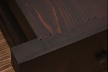 アンティーク家具　明治大正期　和製アンティークの九尺水屋箪笥ローボード(テレビ台、キャビネット、収納棚)