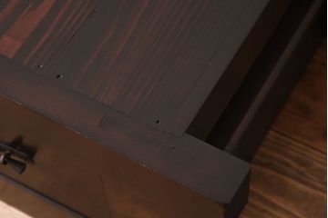 アンティーク家具　明治大正期　和製アンティークの九尺水屋箪笥ローボード(テレビ台、キャビネット、収納棚)