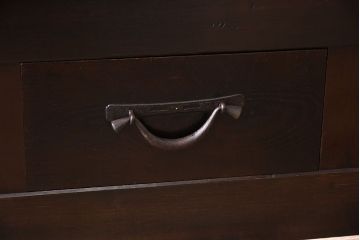 アンティーク家具　明治大正期　和製アンティークの九尺水屋箪笥ローボード(テレビ台、キャビネット、収納棚)