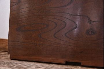 明治期　特大サイズ!欅材一枚板のアンティーク床板