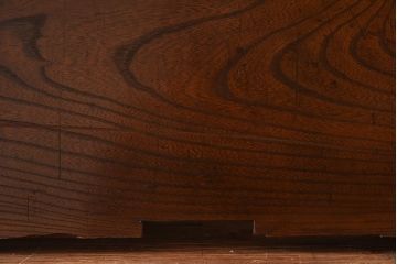 明治期　特大サイズ!欅材一枚板のアンティーク床板