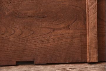 明治期　特大サイズ!欅材一枚板のアンティーク床板