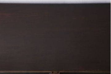 アンティーク家具　和製アンティーク　前面唐木・黒檀材!脚付きの大ぶりローボード(ハーモニカたんす・音色箪笥)