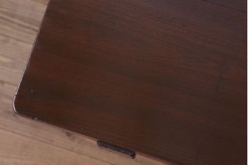 レトロ家具　両面使用可能!レトロな和製アンティークの片袖机(デスク)