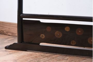 アンティーク雑貨　鏡付き!和モダンなアンティーク衣桁
