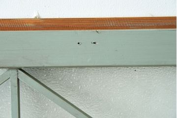 アンティークペイント　ダイヤガラス入り!おしゃれなガラス戸2枚セット(窓)