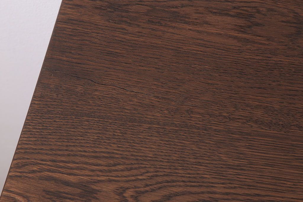 アンティーク雑貨　インダストリアル　ビンテージ　アイアン製のペイントチェスト(1)