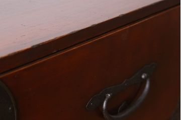 アンティーク家具　アンティーク　前面欅材　大ぶりな重ね二本松箪笥