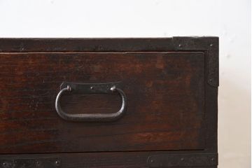 アンティーク家具　アンティーク　明治大正期の古い帳場箪笥