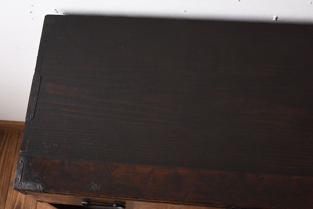 アンティーク家具　アンティーク　明治大正期の古い帳場箪笥