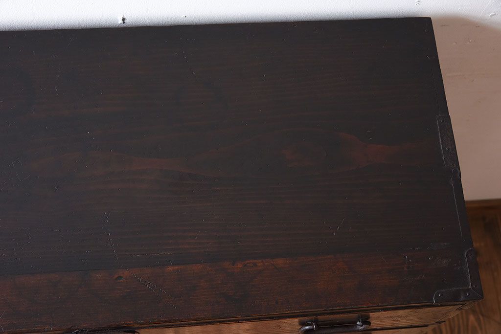 アンティーク家具　アンティーク　明治大正期の古い帳場箪笥