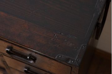 アンティーク家具　アンティーク　明治大正期の古い帳場箪笥