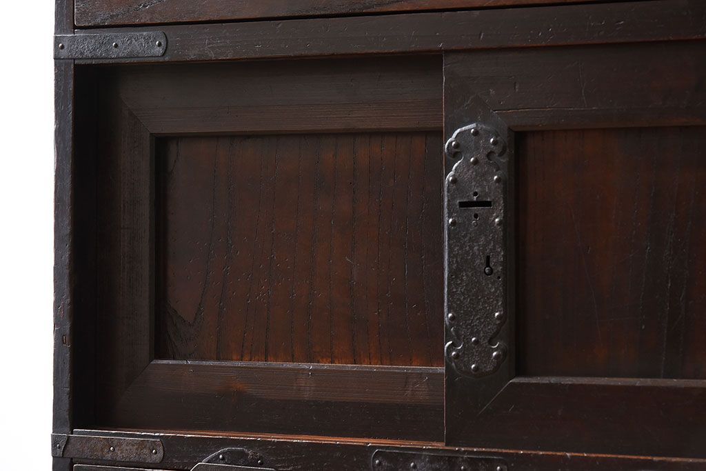 アンティーク家具　アンティーク　明治大正期の古い帳場箪笥