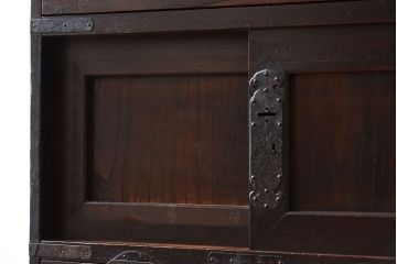 アンティーク家具　アンティーク　明治大正期の古い帳場箪笥