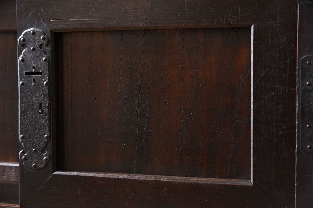 アンティーク家具　アンティーク　明治大正期の古い帳場箪笥