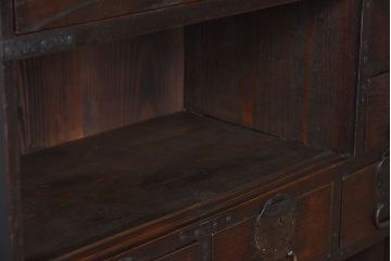 アンティーク家具　アンティーク　明治大正期の古い帳場箪笥