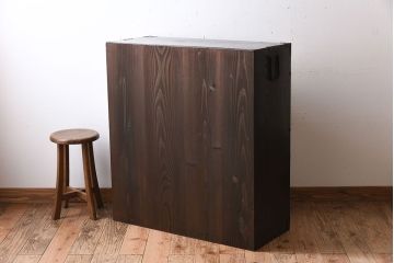 アンティーク家具　アンティーク　明治大正期の古い帳場箪笥