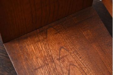 アンティーク雑貨　古い木製の昭和レトロなアンティーク本立て(2)