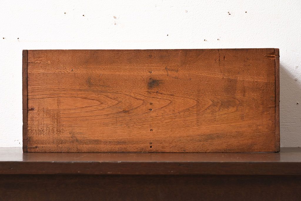 アンティーク雑貨　古い木製の昭和レトロなアンティーク本立て(2)