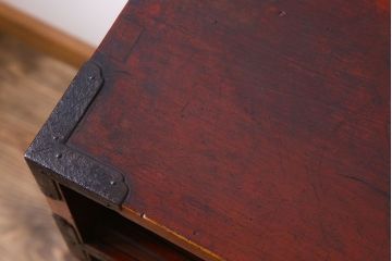 アンティーク家具　古民具・骨董　上質な金具のアンティーク松本帳場箪笥