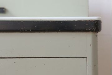 レトロ家具　殺菌灯付き　昭和レトロな消毒器(デンタルキャビネット)