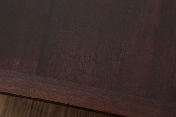 アンティーク家具　上品なデザインの古い総欅製アンティーク二月堂机