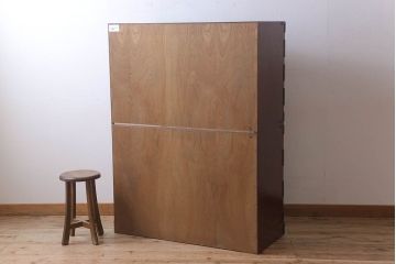 中古 伝統民芸家具 岩谷堂　二段重ね衣装箪笥