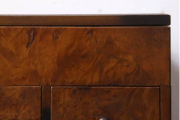 アンティーク雑貨　古い木製のレトロなアンティーク裁縫箱(小引き出し)(2)