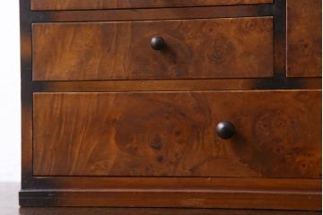 アンティーク雑貨　古い木製のレトロなアンティーク裁縫箱(小引き出し)(2)