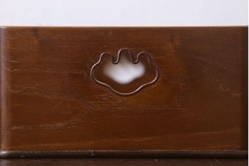 アンティーク雑貨　桑材製　上品なアンティーク煙草盆一対