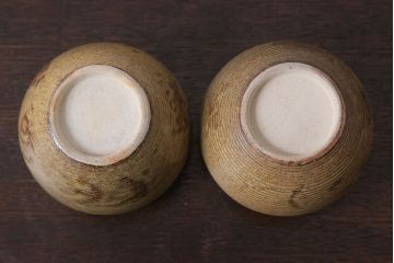 アンティーク雑貨　桑材製　上品なアンティーク煙草盆一対