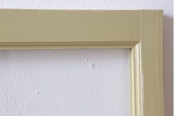 アンティークペイント　おしゃれなフィックス窓