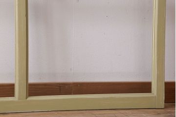アンティークペイント　おしゃれなフィックス窓