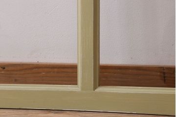 アンティークペイント　おしゃれなフィックス窓