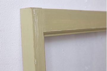 アンティークペイント　おしゃれなフィックス窓
