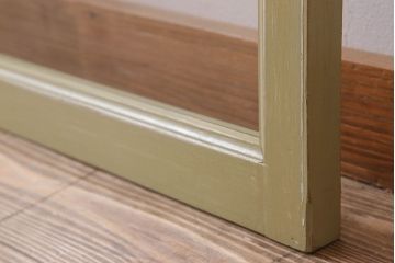 アンティークペイント　おしゃれなフィックス窓