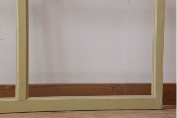 アンティークペイント　おしゃれなフィックス窓