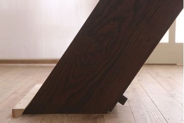 アンティーク雑貨　アンティーク　松材製　厚手素材!古い御屋敷の大型木製階段(10段)