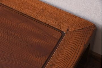 アンティーク家具　天板一枚板!和製アンティークの大ぶりな座卓