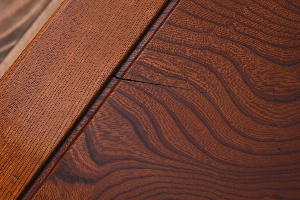 アンティーク家具　天板一枚板!和製アンティークの大ぶりな座卓