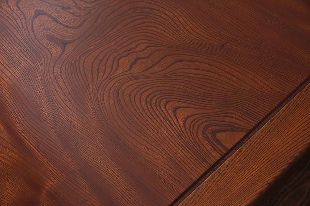 アンティーク家具　天板一枚板!和製アンティークの大ぶりな座卓