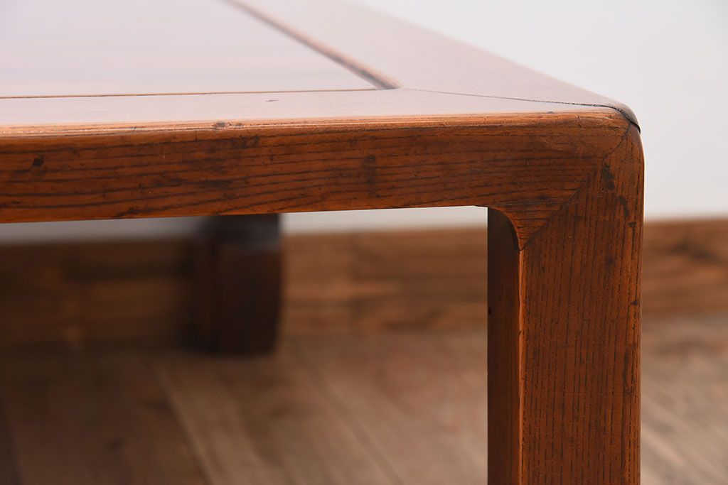 アンティーク家具　天板一枚板!和製アンティークの大ぶりな座卓