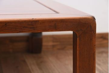 アンティーク家具　天板一枚板!和製アンティークの大ぶりな座卓