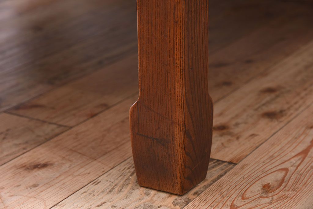 アンティーク家具　天板一枚板!和製アンティークの大ぶりな座卓