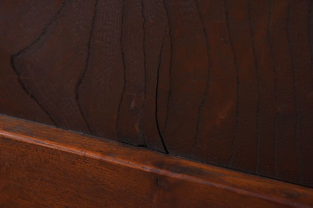 アンティーク家具　天板一枚板!和製アンティークの大ぶりな座卓