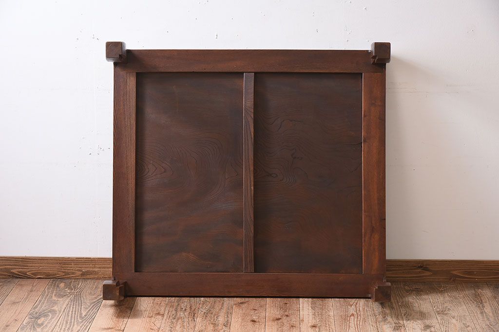 アンティーク家具　天板一枚板!和製アンティークの大ぶりな座卓