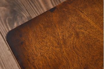 アンティーク家具　樺材!古い木製の小さな障子戸収納棚