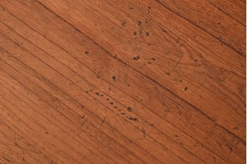 アンティーク家具　天板一枚板　欅材　シンプルな鉄脚テーブル
