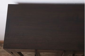 アンティーク家具　和製アンティーク　古い檜材の上品な小ぶりなブックケース(本棚)